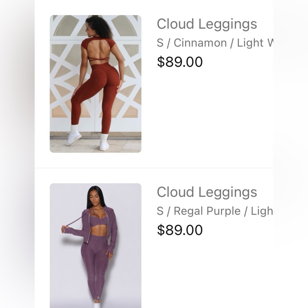 ISO CLOUD BOMBSHELL LEGGINGS